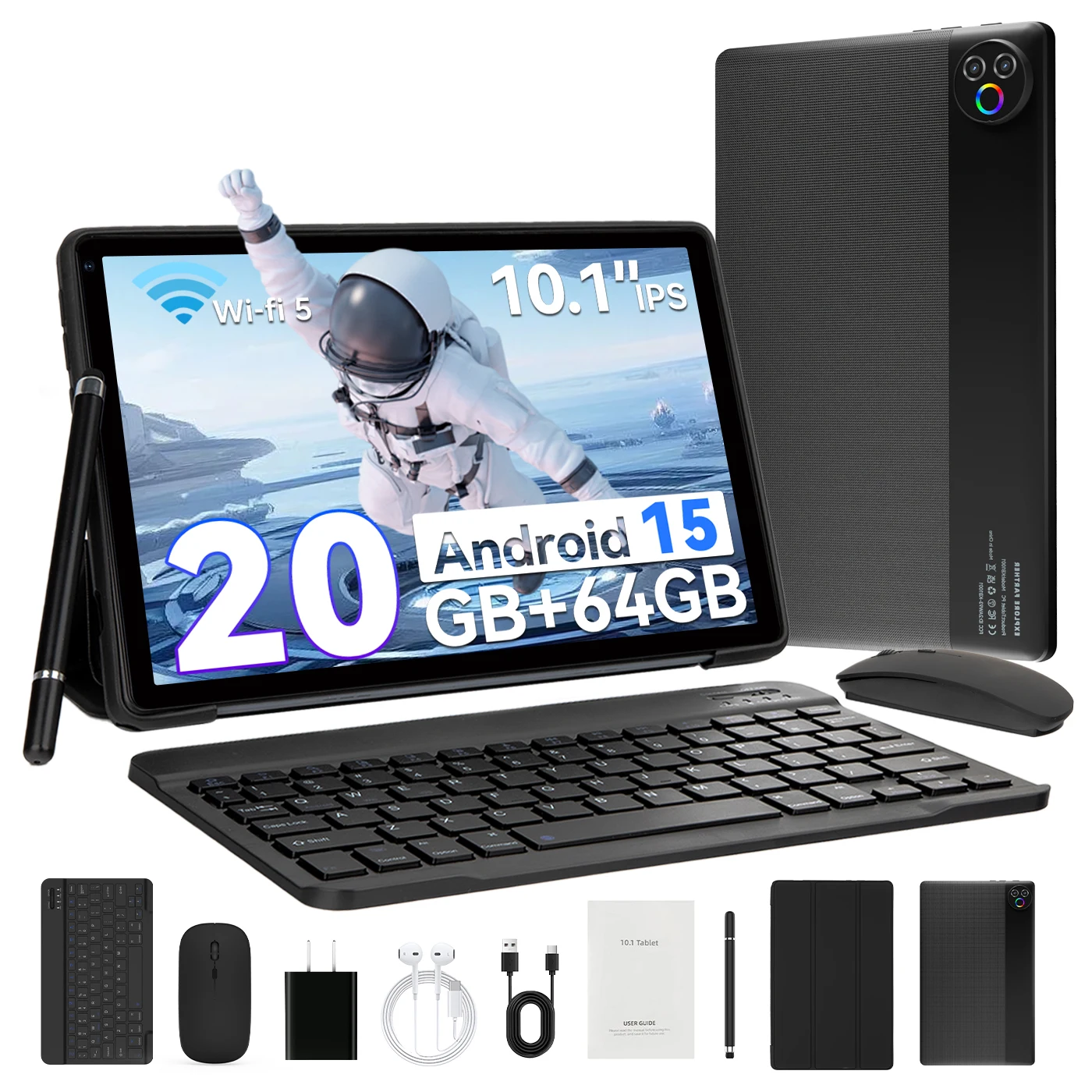 Desk Setup Keyboard - Tablet URAO Android 15 10.1 Inci