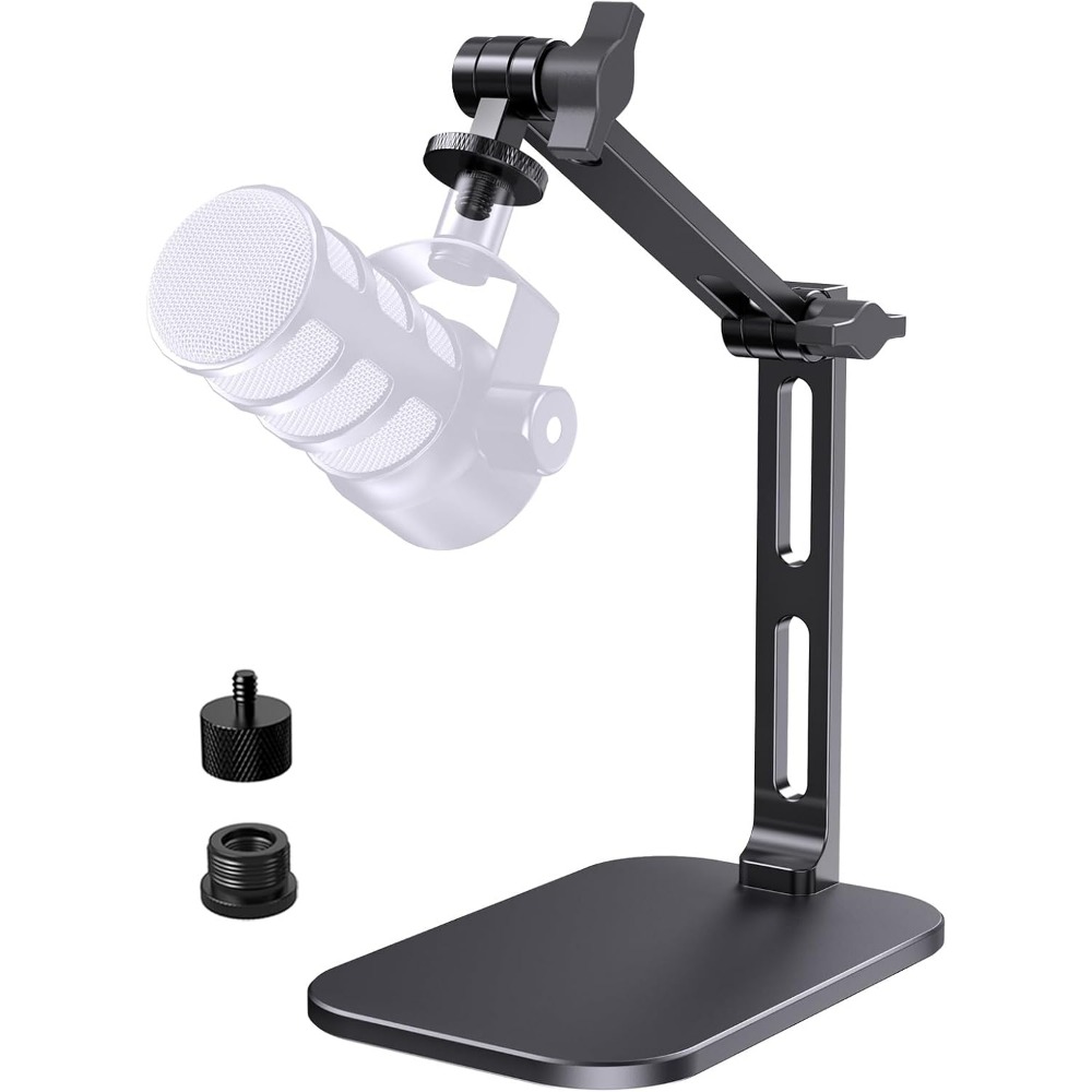 Desk Setup Desk - Stand Mikrofon Meja yang Tahan Lama,