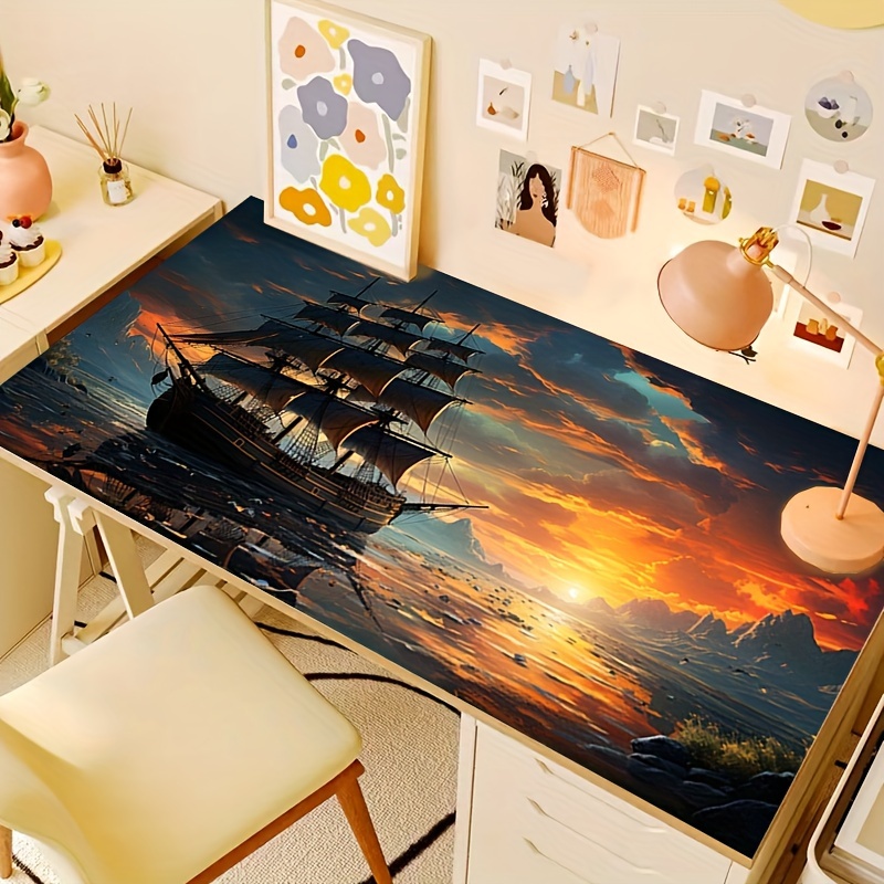 Desk Setup Keyboard - Alas Mouse Perahu Layar, Alas Keyboard
