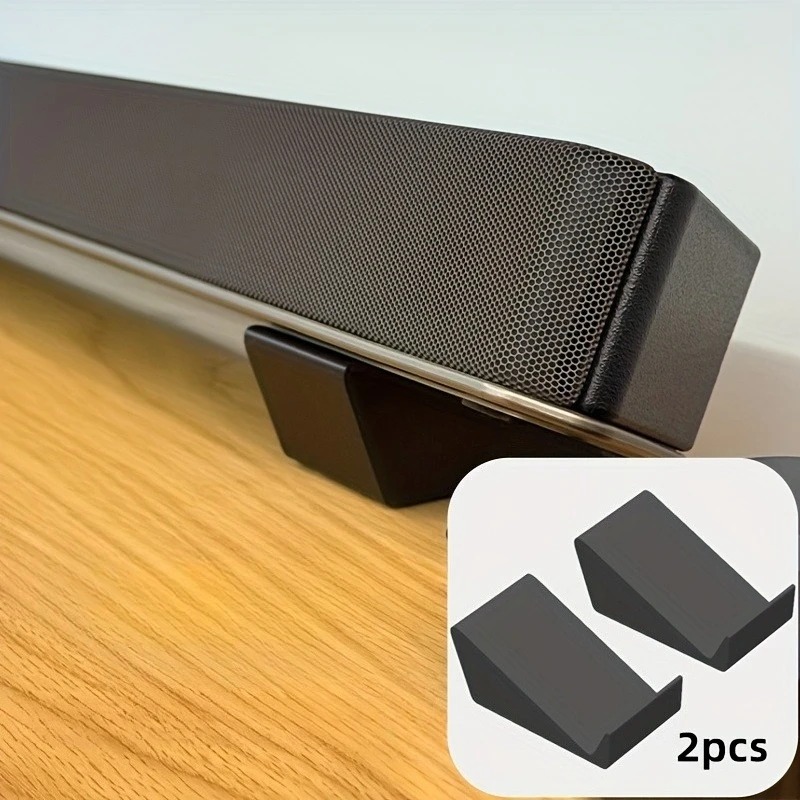 Desk Setup Pegboard - Dudukan Soundbar Universal yang Dapat Disesuaikan,