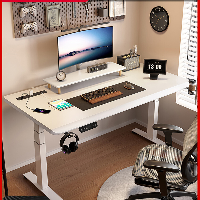 Desk Setup Oak - Meja Tempat Tidur Meja Kopi Meja