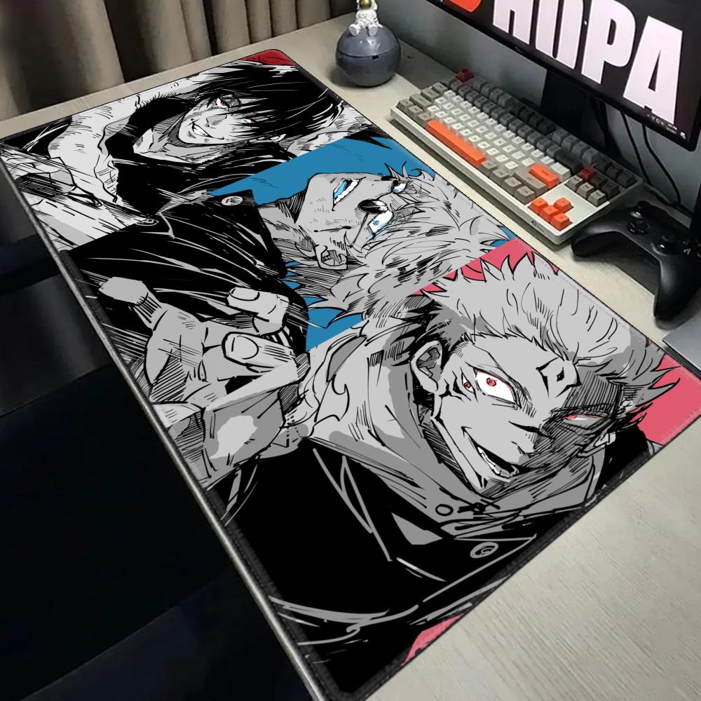 Desk Setup Keyboard - Alas Mouse Anime Jujutsu kassen XXL,