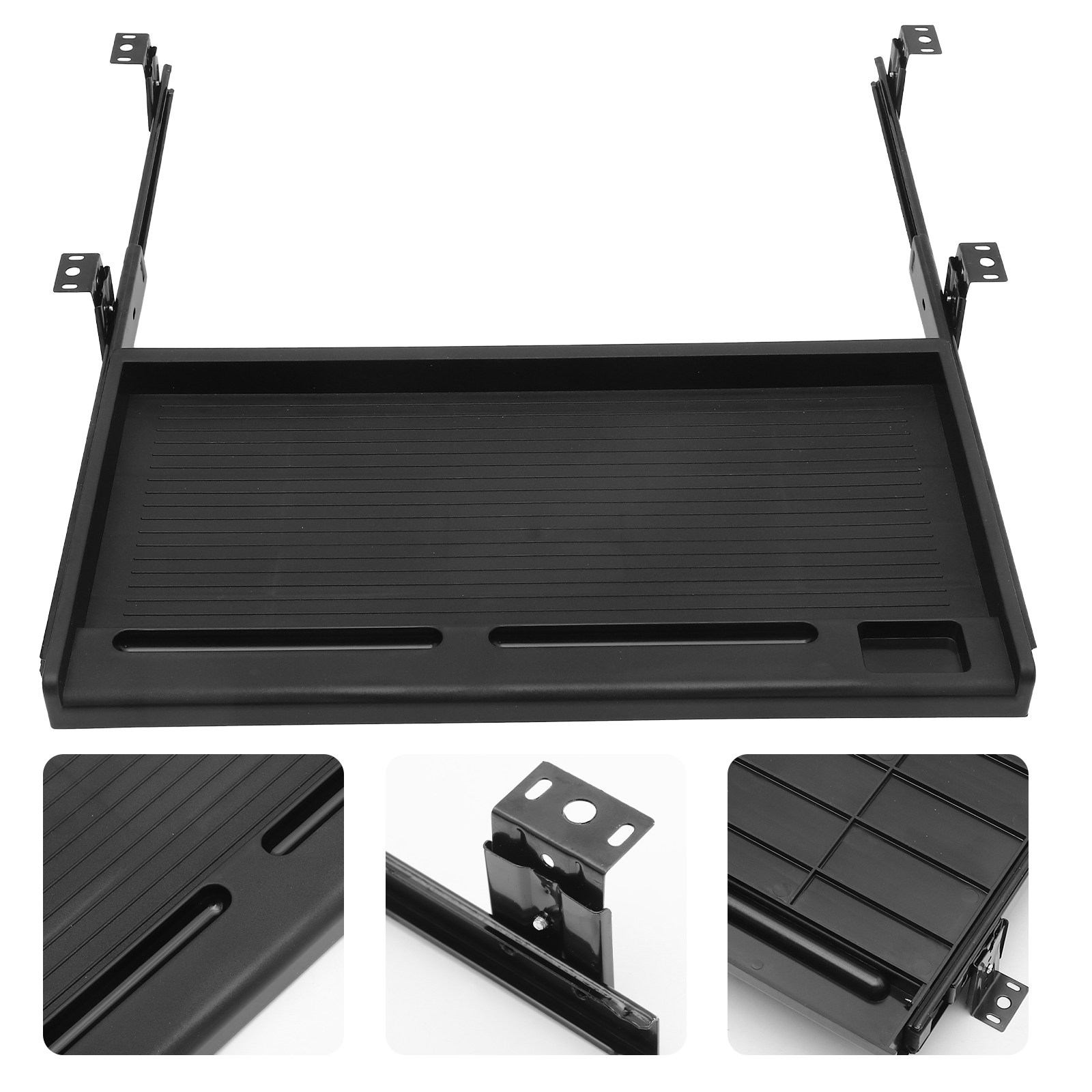 Desk Setup Keyboard - 1Set Laci Keyboard Bawah Meja yang