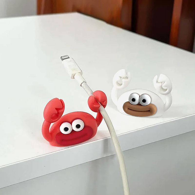 Cable Box Organizer - Pemegang kabel kepiting kartun, Winder pengisi