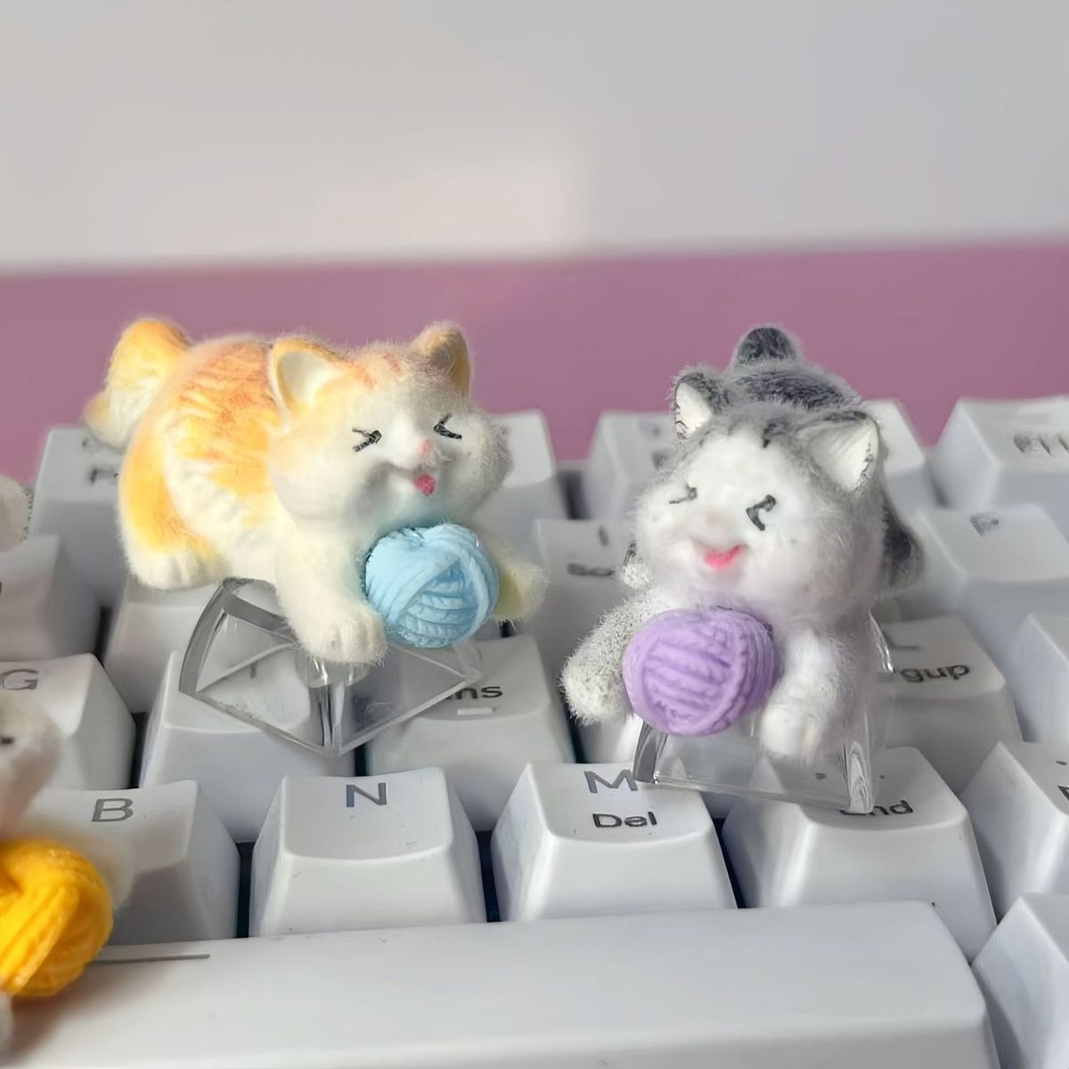 Keycap Artisan Kucing Berbulu  - Desk Setup Tablet ulasan dan harga