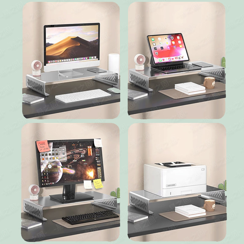 Organizer Meja Ergonomis Penya - Desk Setup Monitor And Laptop ulasan dan harga