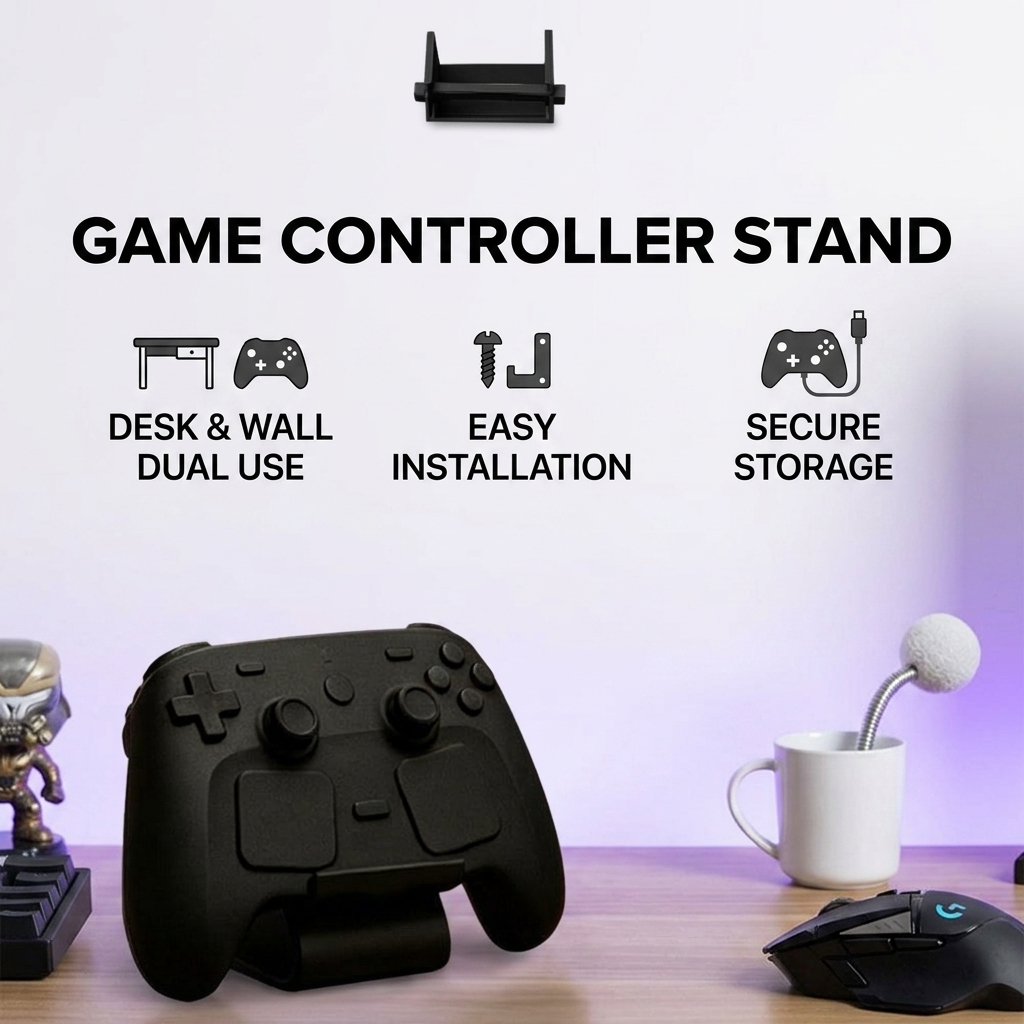 Dudukan Pengontrol Kompatibel  - Desk Setup Pegboard ulasan dan harga