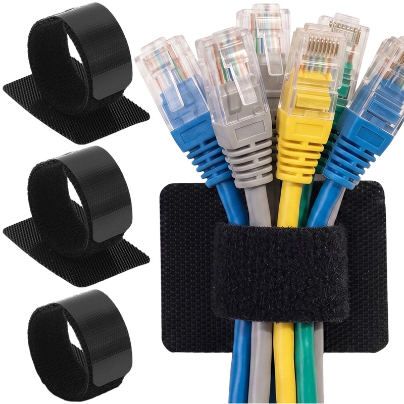 Set Pengikat Kabel Perekat Sen - Cable Velcro Strap ulasan dan harga