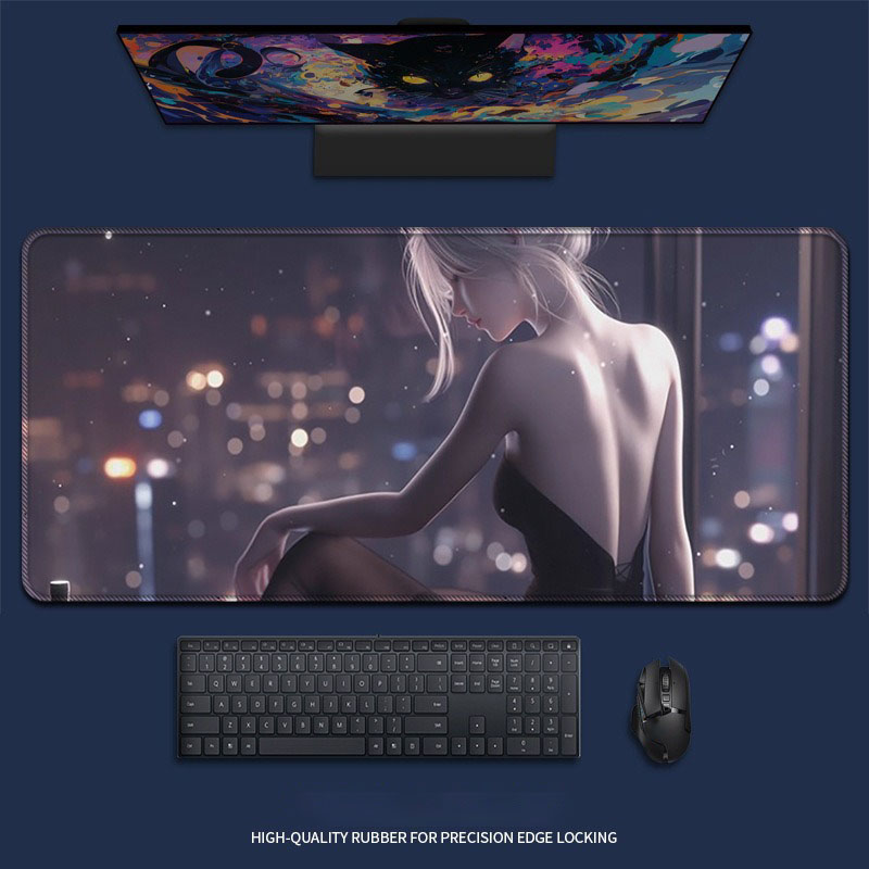 Alas Mouse Anime Seksi Gadis M - Desk Setup Pegboard ulasan dan harga