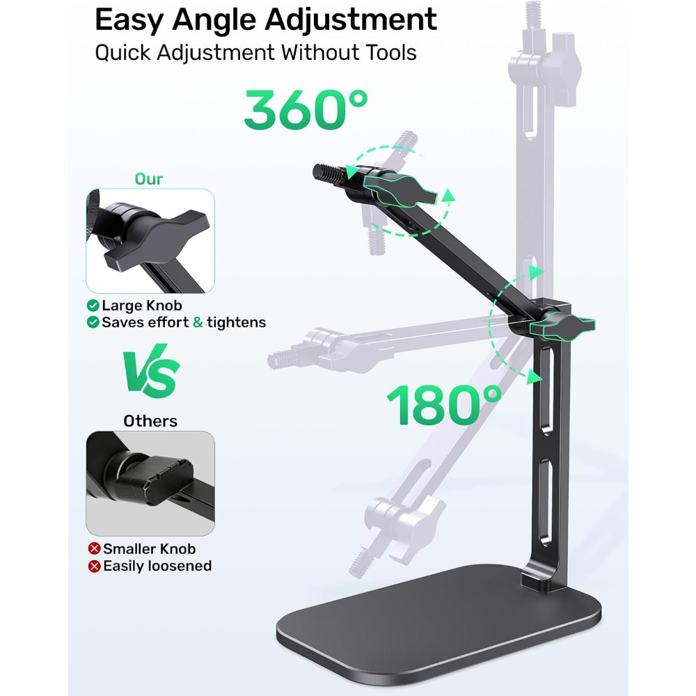 Stand Mikrofon Meja yang Tahan - Desk Setup Desk ulasan dan harga