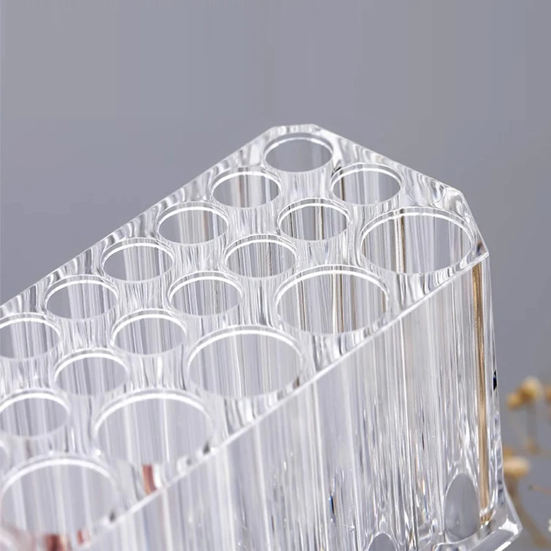Tempat Kuas Rias 26 Lubang Rak - Desk Setup Shelf ulasan dan harga