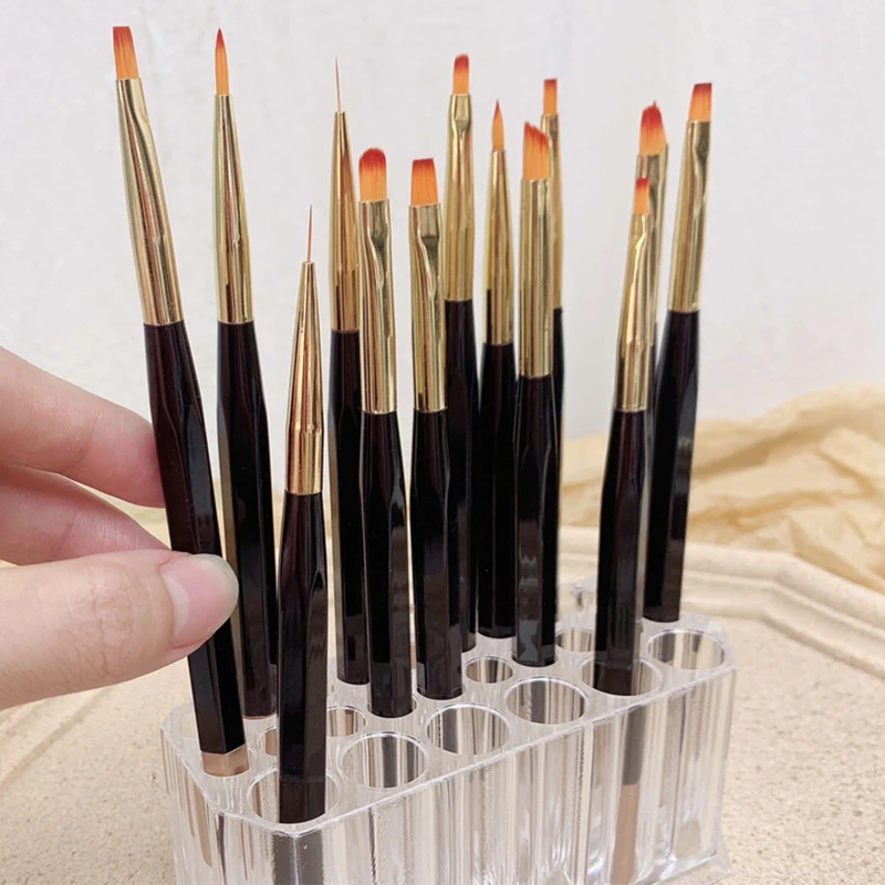 Tempat Kuas Rias 26 Lubang Rak - Desk Setup Shelf ulasan dan harga