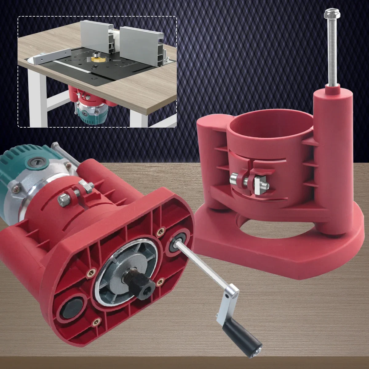Router presisi Lift-sistem Lif - Desk Setup Pegboard ulasan dan harga