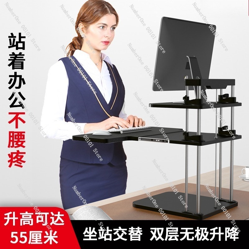 Konverter Meja Berdiri yang Da - Desk Setup Monitor And Laptop ulasan dan harga
