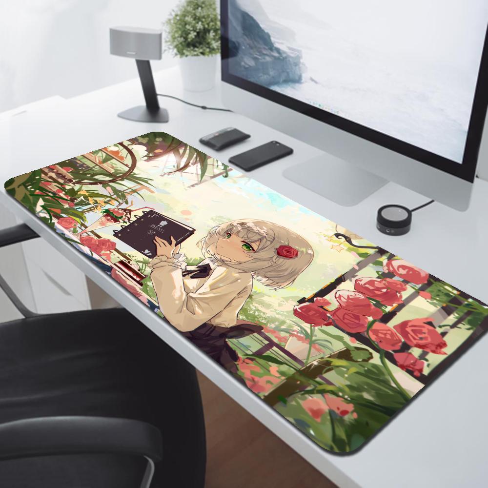 Genshin Mousepad bantalan Mous - Desk Setup Keyboard ulasan dan harga