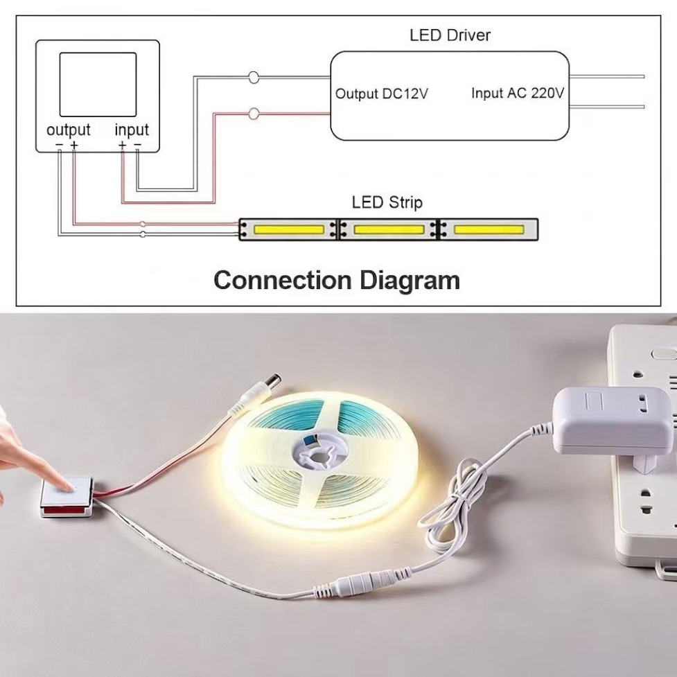 Kontrol Sentuh Cermin 320LEDs  - Desk Setup Background ulasan dan harga