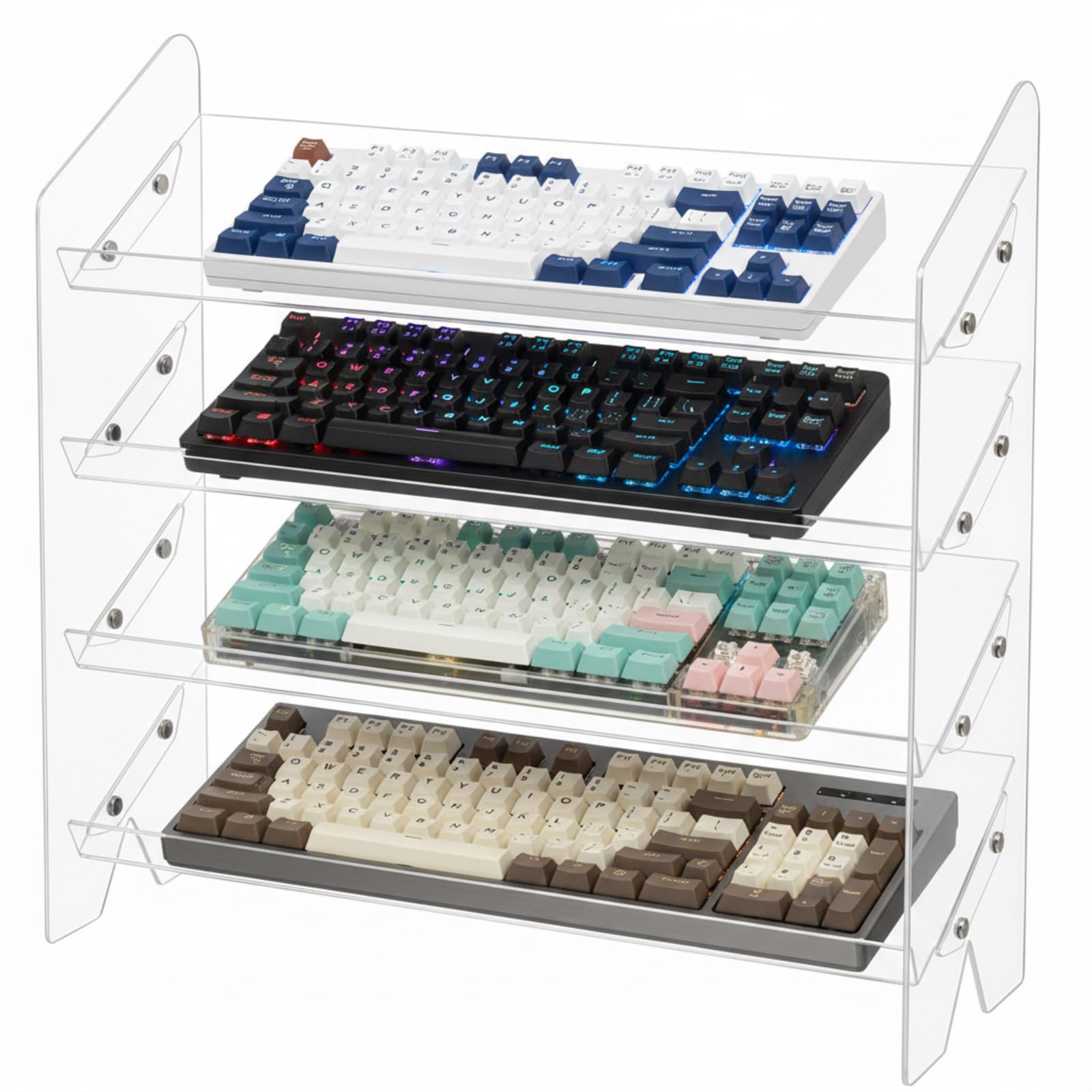 Stand Display Keyboard Akrilik - Desk Setup Tablet ulasan dan harga