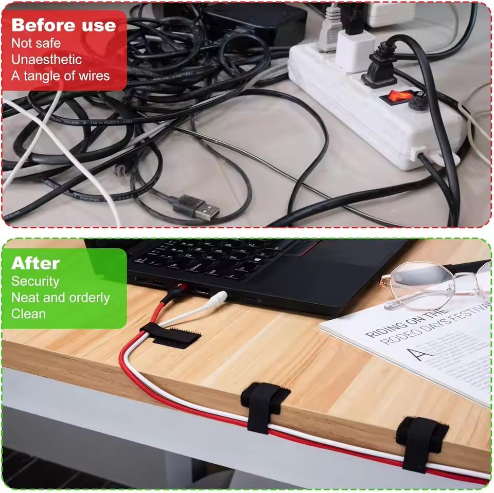 Ikatan Kabel Velcro Baru yang  - Cable Velcro Strap ulasan dan harga
