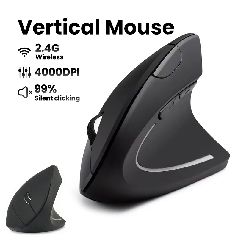 Mouse Nirkabel Ergonomis 1600  - Desk Setup Pegboard ulasan dan harga