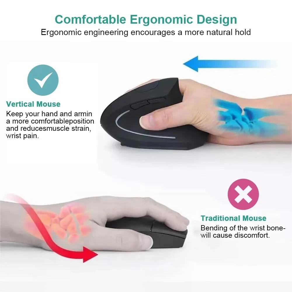 Mouse Nirkabel Ergonomis 1600  - Desk Setup Pegboard ulasan dan harga