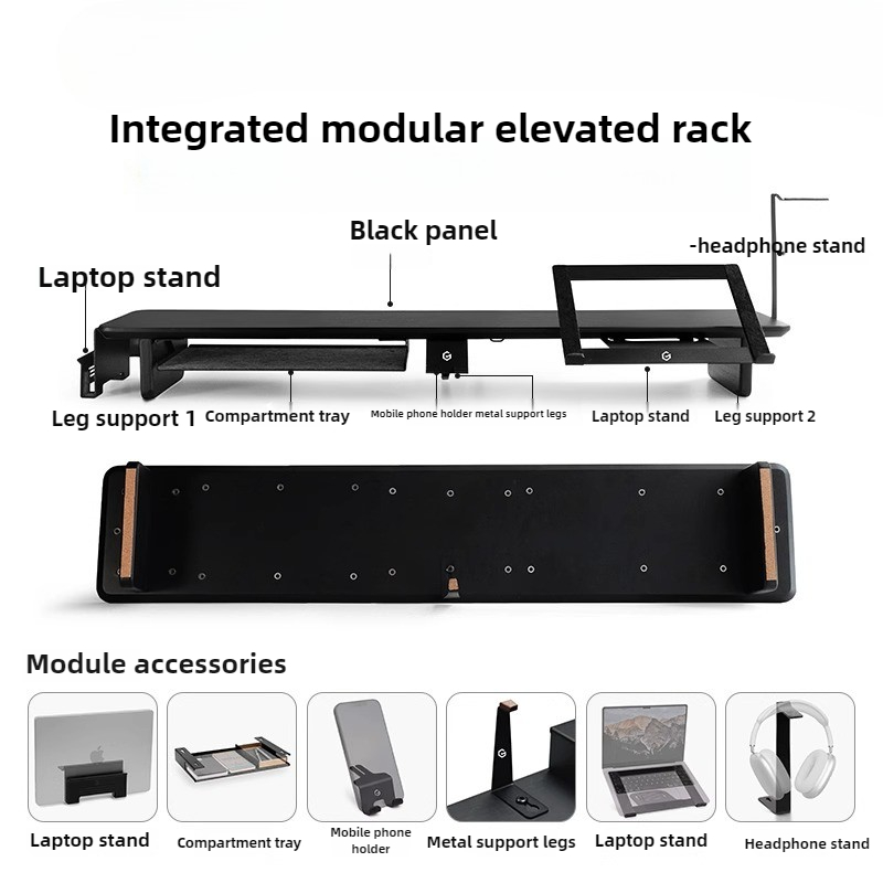 Stand Monitor Modular Ergonomi - Desk Setup Monitor And Laptop ulasan dan harga