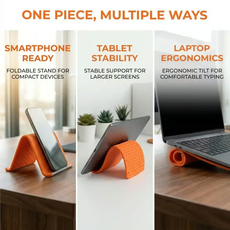 Penyangga Ponsel Silikon 20CM, - Desk Setup Tablet ulasan dan harga