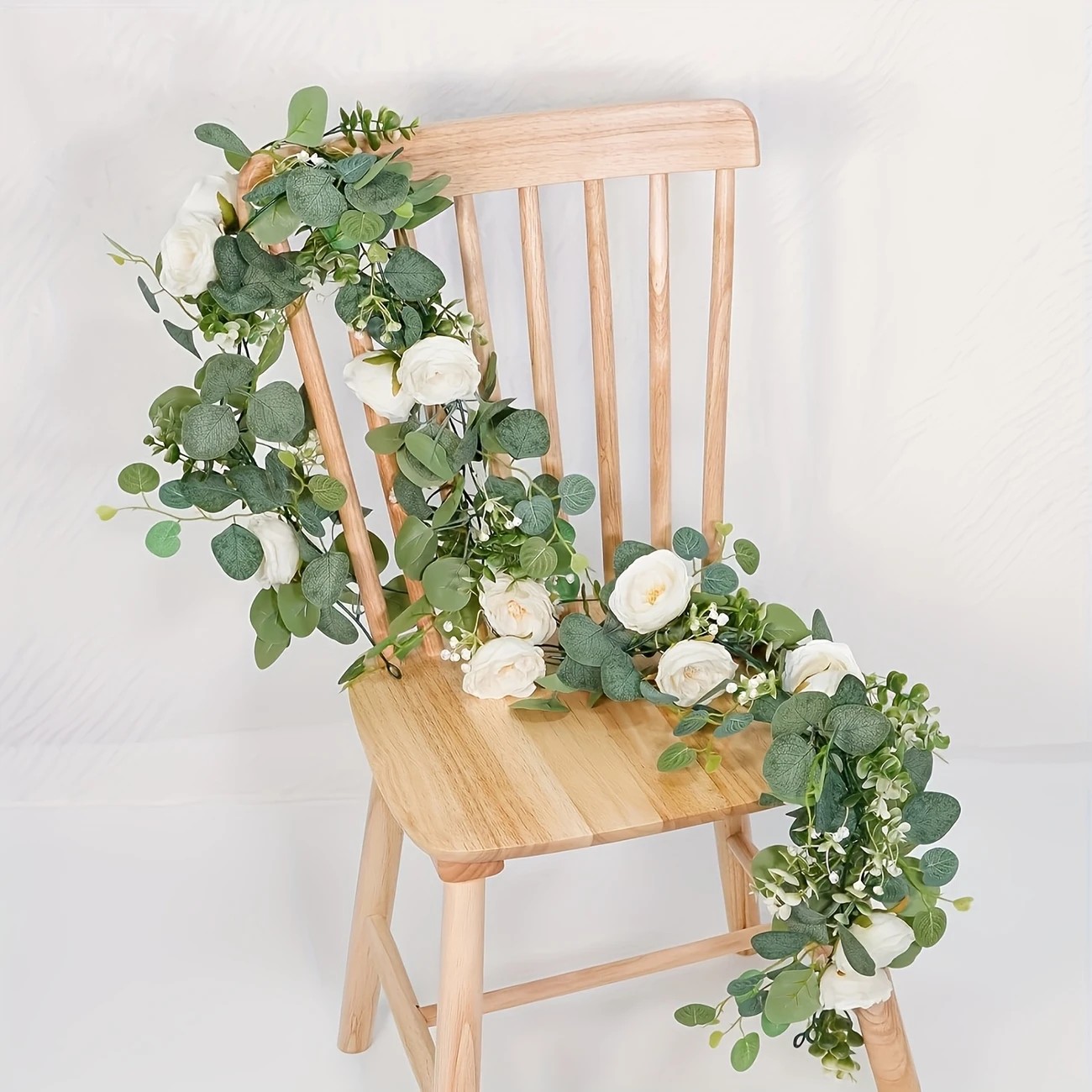 Karangan Bunga Eucalyptus dan  - Desk Setup Background ulasan dan harga