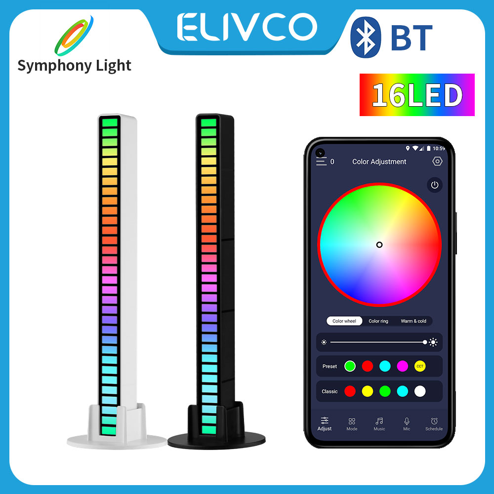Lampu LED RGB 16 LED, cahaya m - Desk Setup Background ulasan dan harga