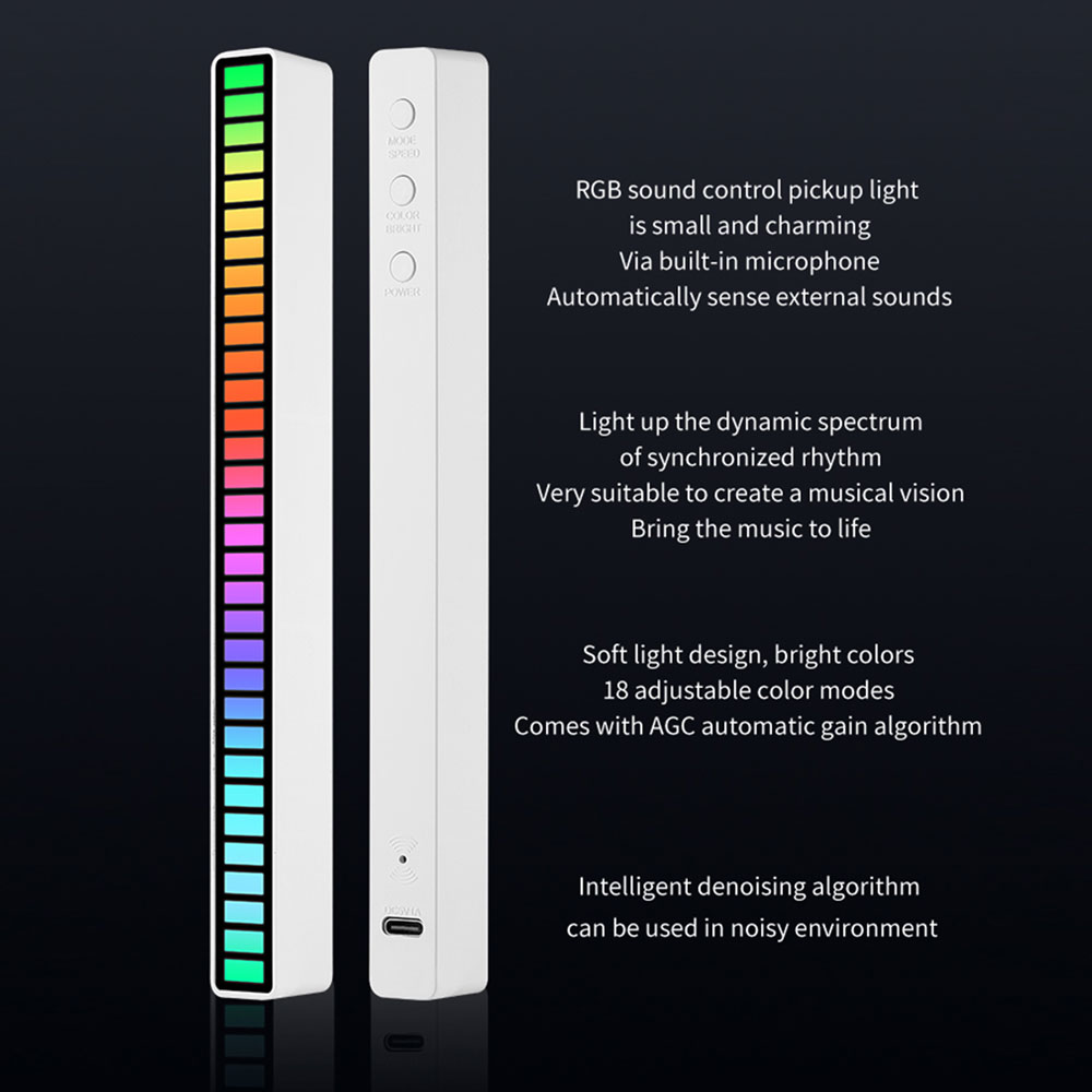 Lampu LED RGB 16 LED, cahaya m - Desk Setup Background ulasan dan harga