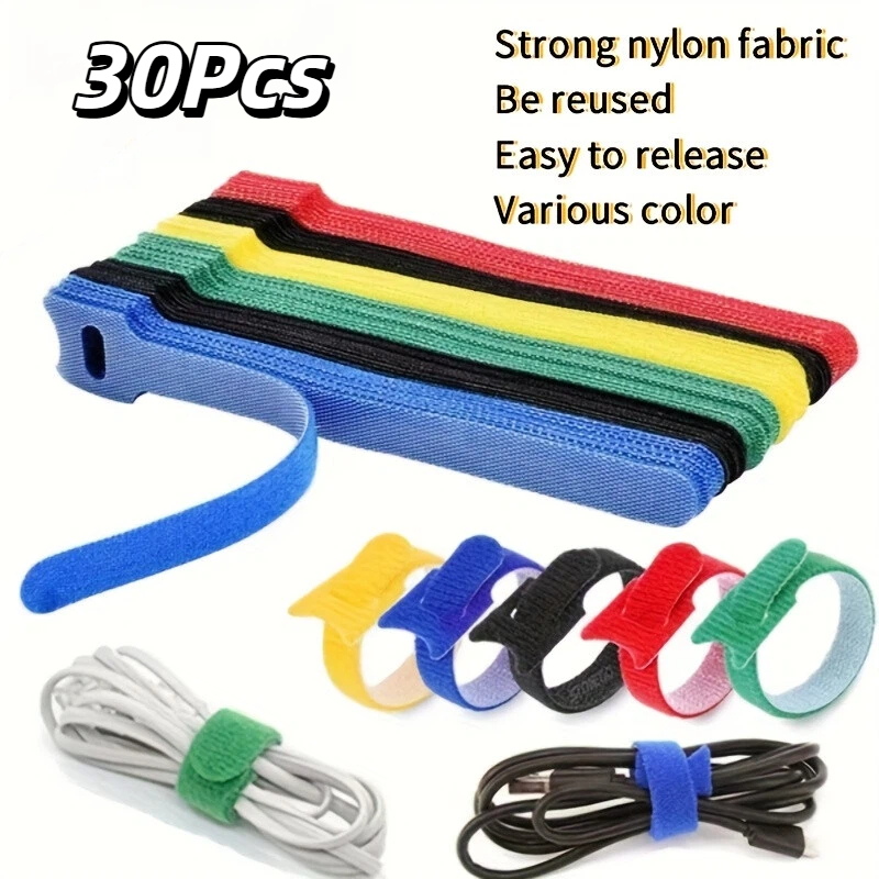 30 Buah Pengikat Kabel Velcro  - Cable Velcro Strap ulasan dan harga