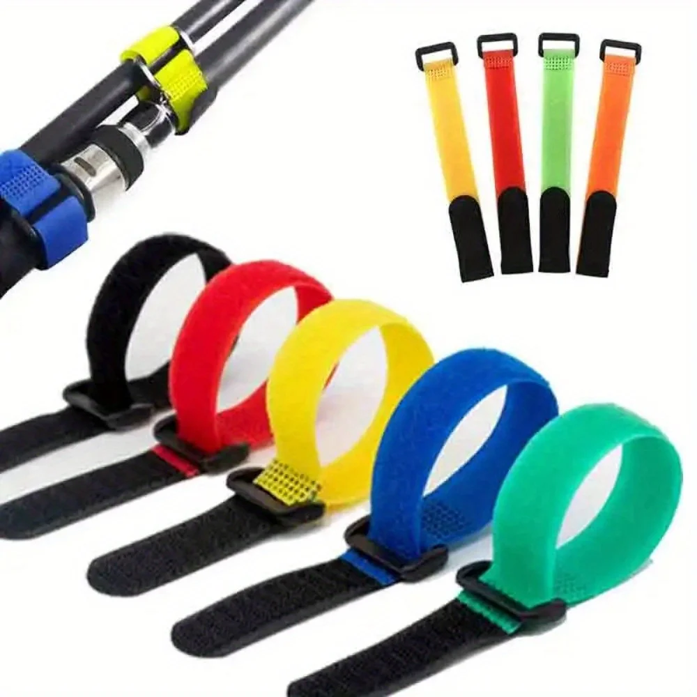 3 Buah/Set Joran Pancing Dapat - Cable Velcro Strap ulasan dan harga