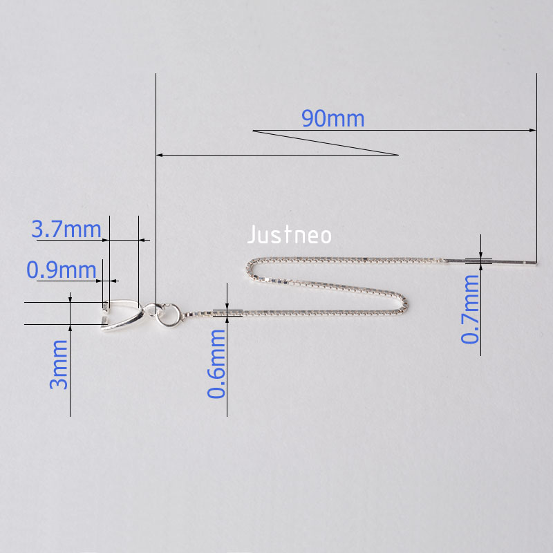 Earwire, Solid 925 Sterling Si - Cable Box Organizer ulasan dan harga
